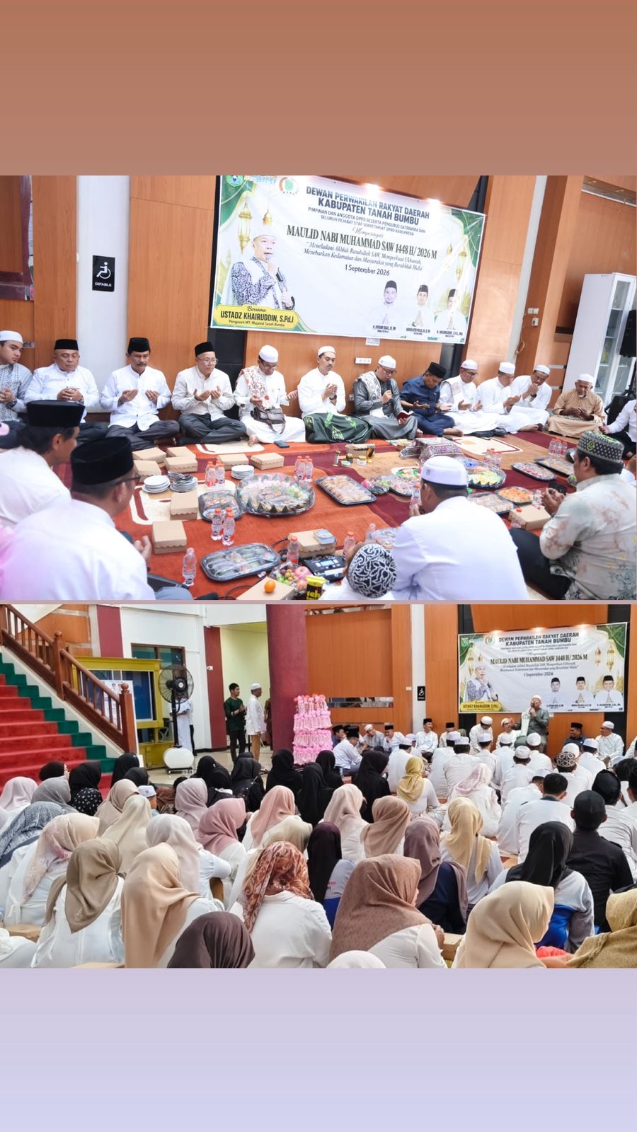 PERINGATI MAULID NABI 1448 H, DPRD TANBU AJAK TELADANI AKHLAK RASULULLAH SAW