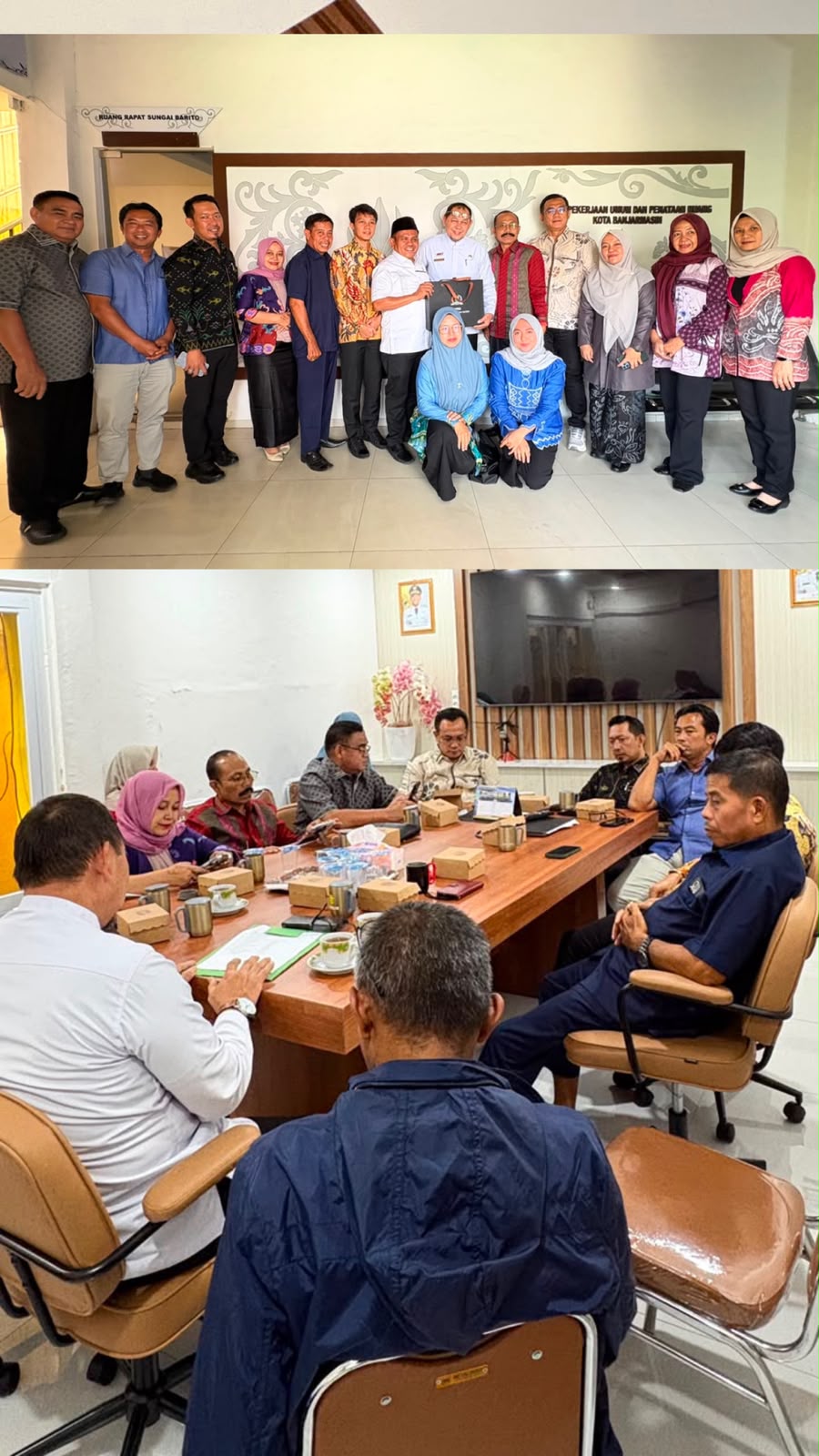 KOMISI III DPRD TANAH BUMBU LAKSANAKAN STUDI KOMPARASI STRATEGI PENATAAN RUANG DI DINAS PUPR KOTA BANJARMASIN